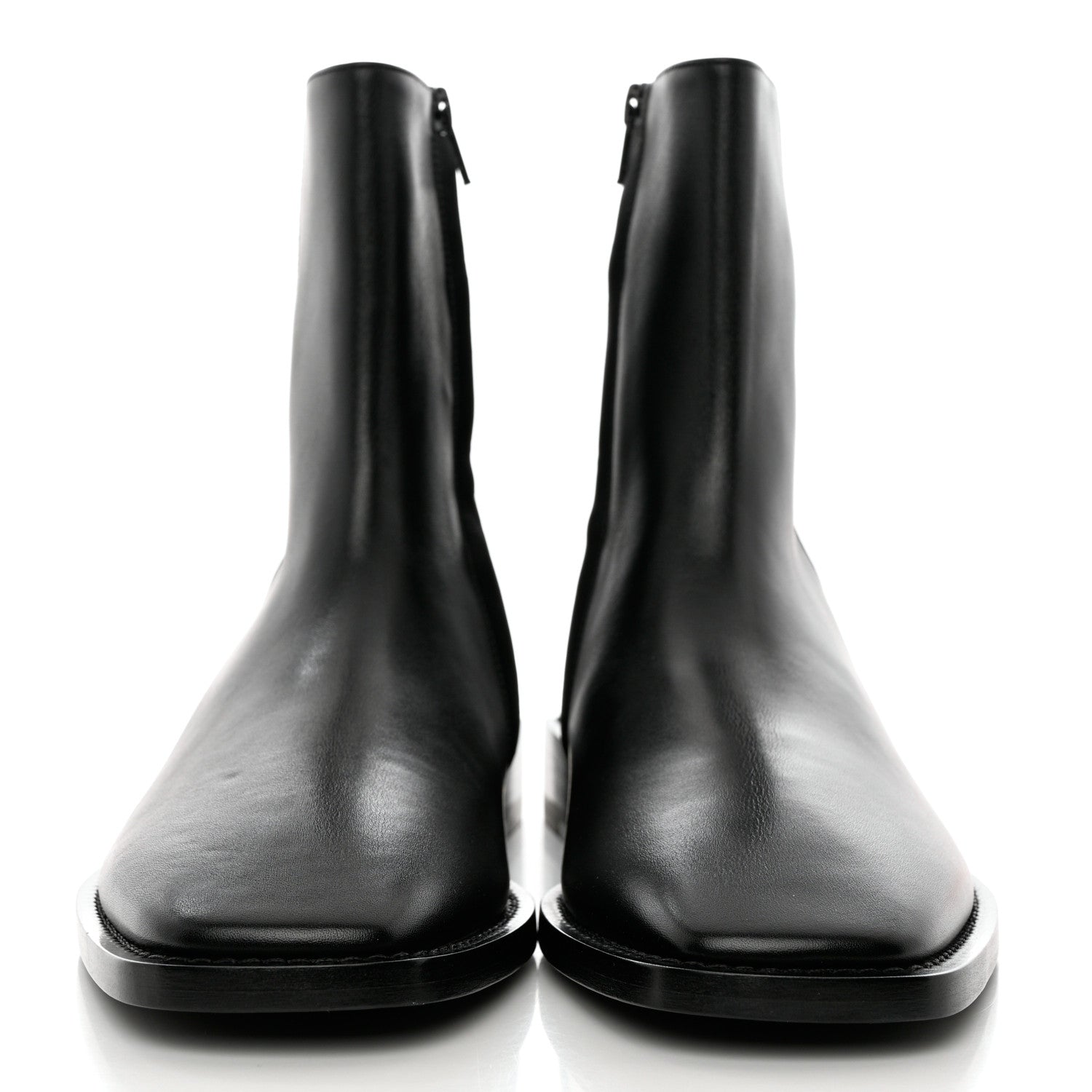 Balenciaga Calfskin Soft Rim Ankle Booties 40 Black 2 of 11