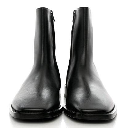 Balenciaga Calfskin Soft Rim Ankle Booties 40 Black 2 of 11
