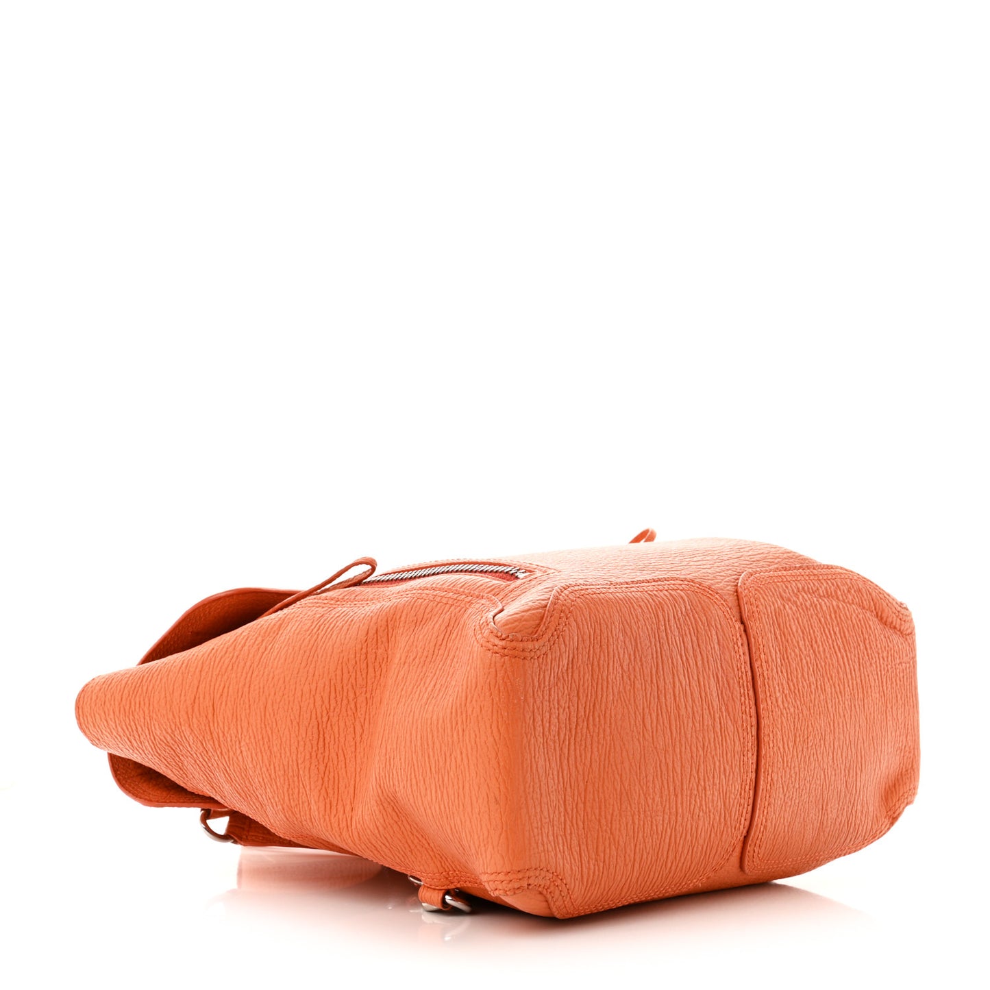 Textured Calfskin Pashli Backpack Orange