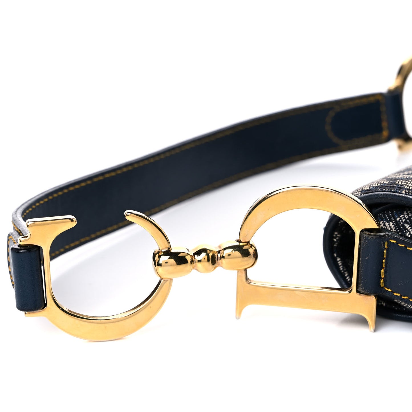 Monogram Saddle Bag Blue