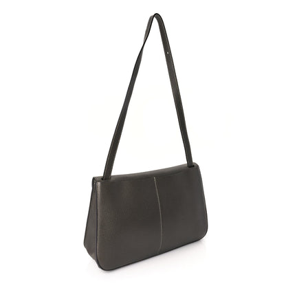 Hermes Taurillon Clemence Halzan 31 GM Etoupe 2 of 10