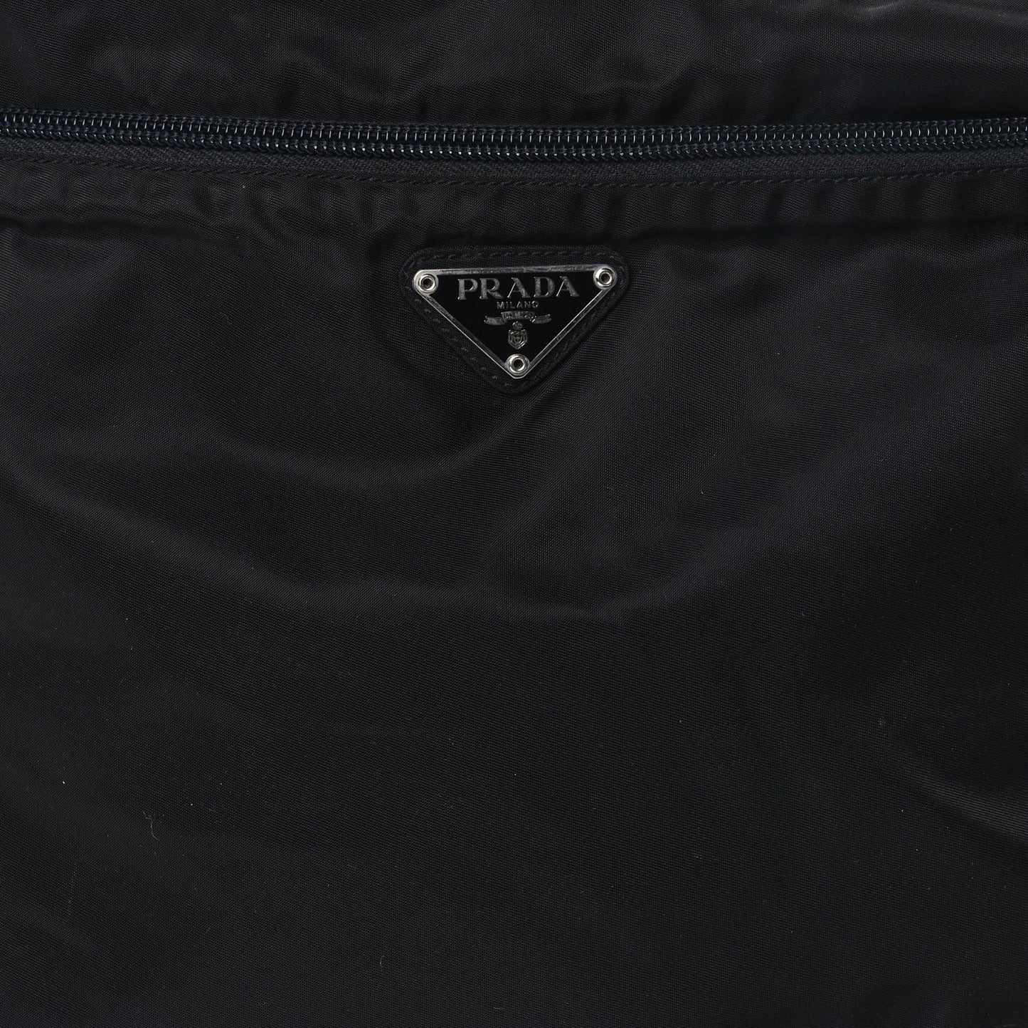 Tessuto Nylon Saffiano Tote Black