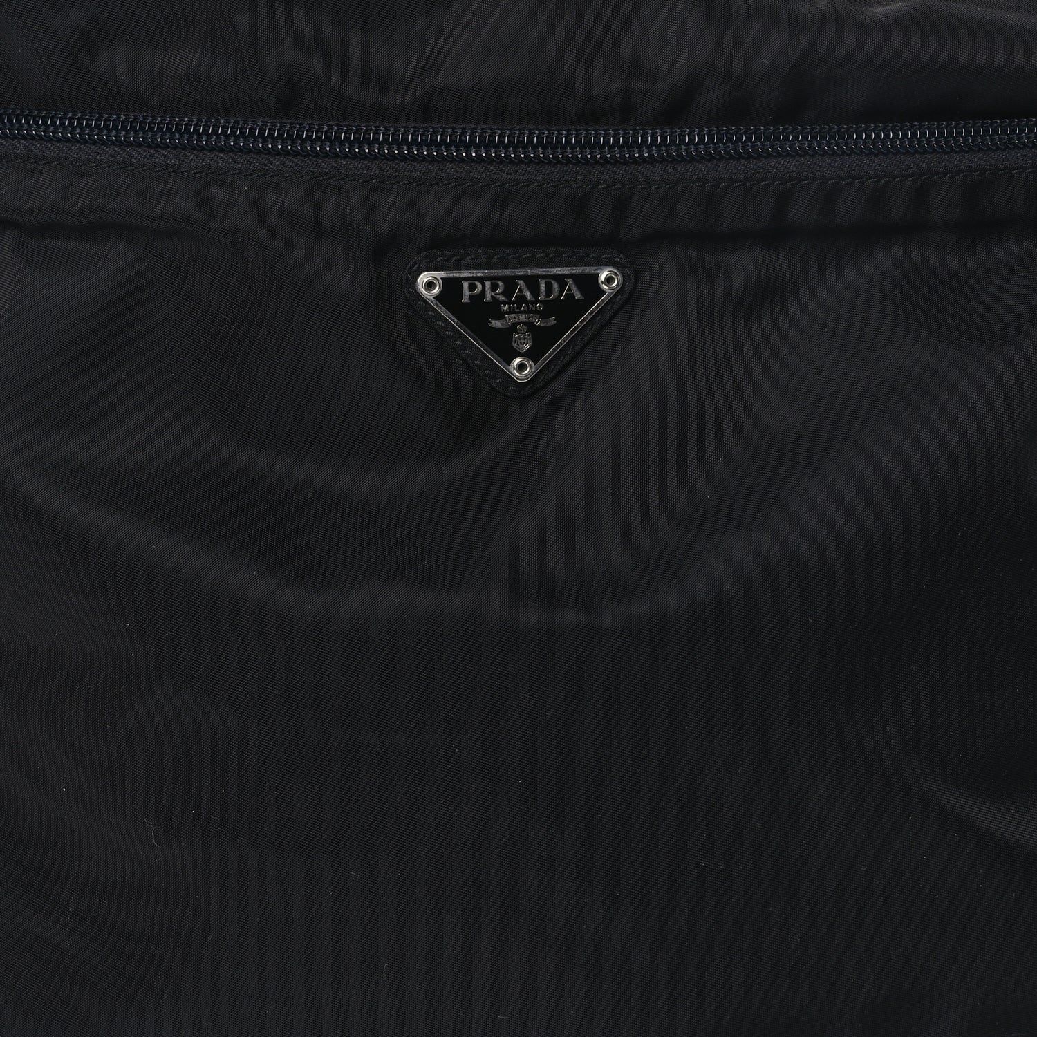 Prada Tessuto Nylon Saffiano Tote Black 6 of 8