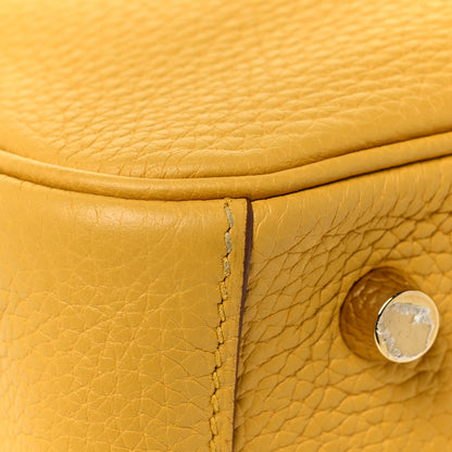 Hermes Taurillon Clemence Lindy 26 Jaune Ambre 9 of 12