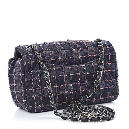 Chanel Tweed Quilted Mini Rectangular Flap Multicolor 3 of 12