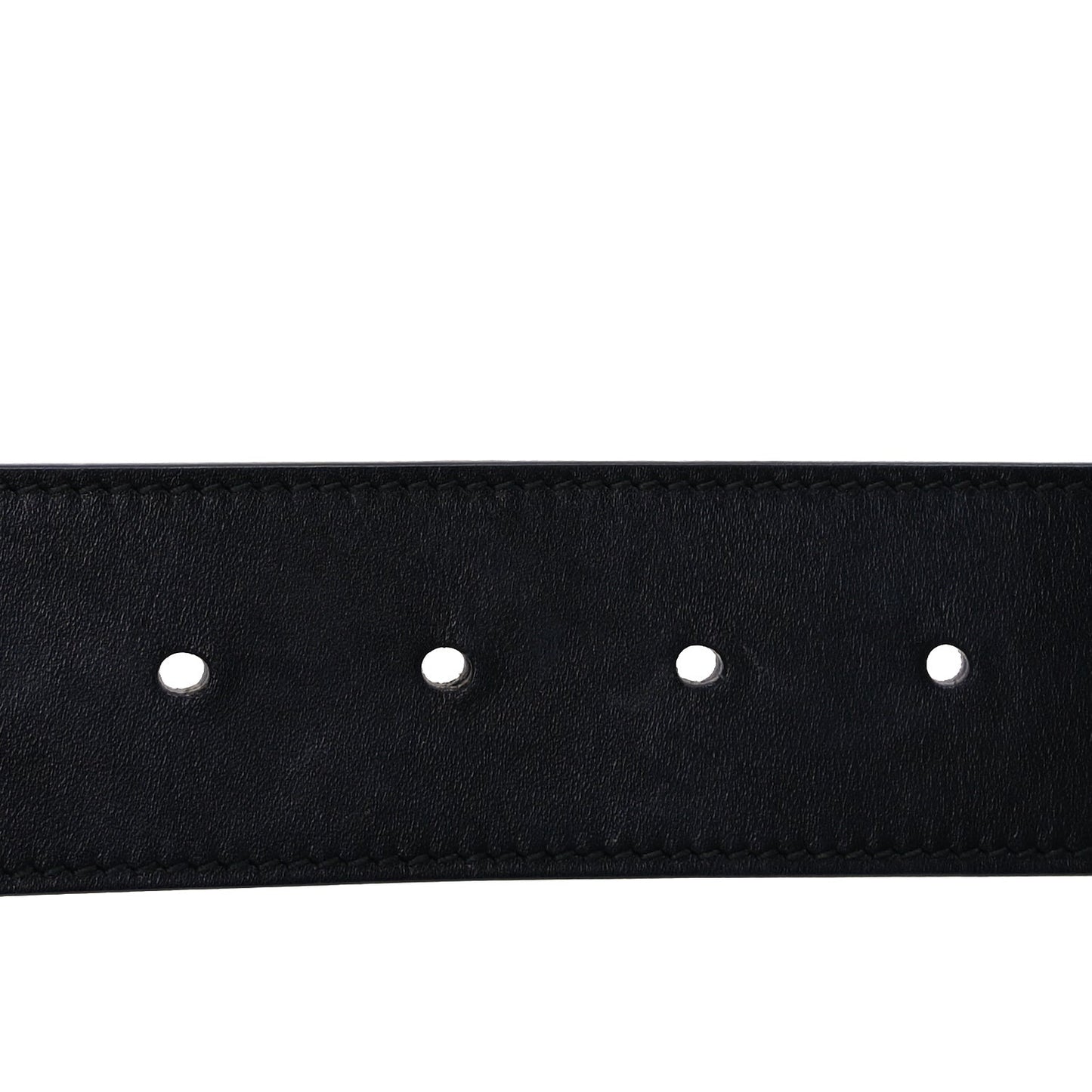 Calfskin Double G Wide Belt 75 30  Black