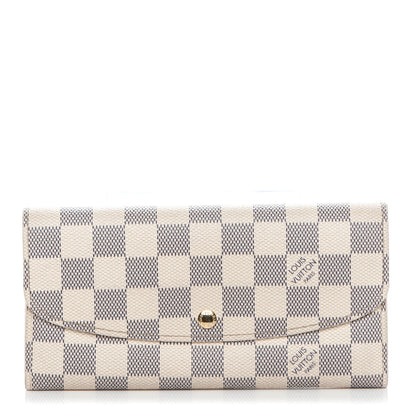 Louis Vuitton Damier Azur Emilie Wallet 1 of 7