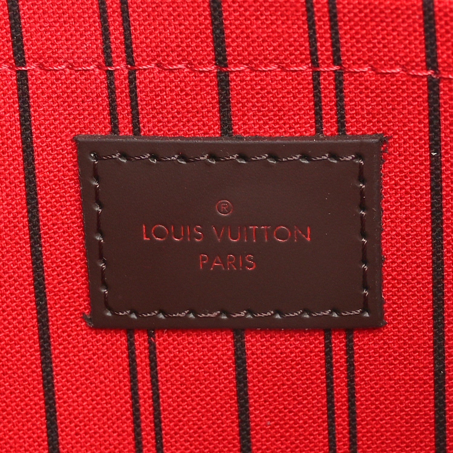 Louis Vuitton Damier Ebene Neverfull MM GM Pochette 6 of 7