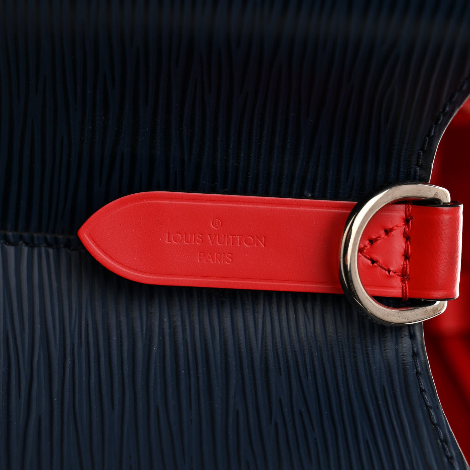 Louis Vuitton Epi Neonoe Indigo Coquelicot 7 of 10