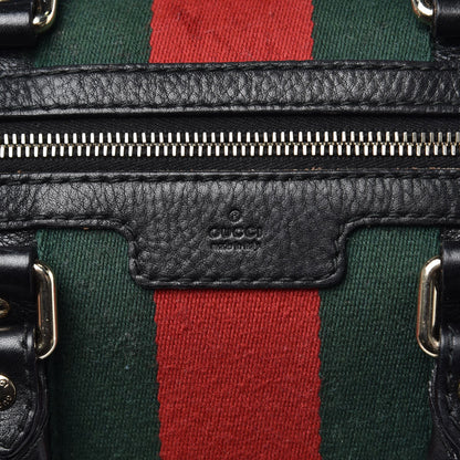 Gucci Calfskin Vintage Web Medium Boston Black 16 of 16