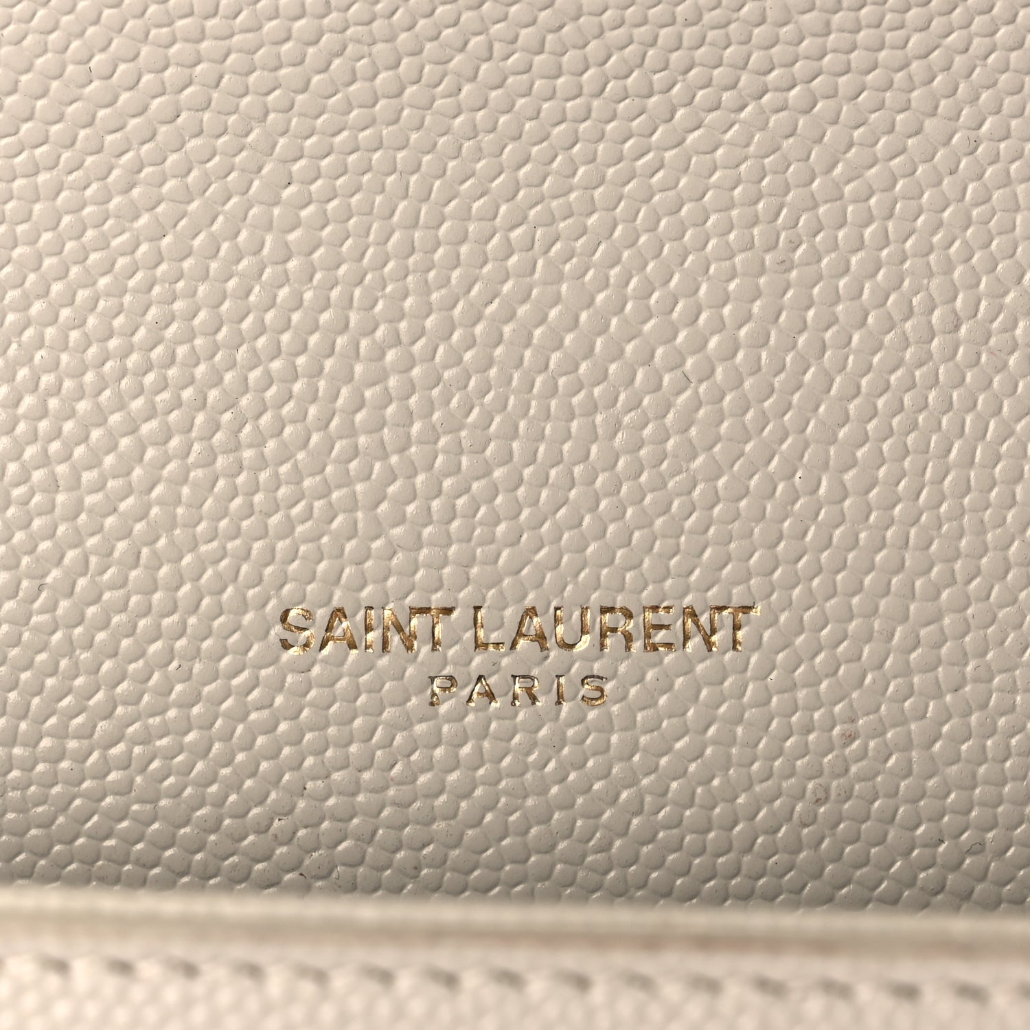 Saint Laurent Grain De Poudre Calfskin Medium Classic Monogram Kate Tassel Satchel Crema Soft 5 of 8