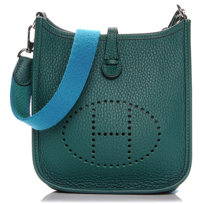 Hermes Taurillon Clemence Evelyne III TPM Malachite 1 of 8