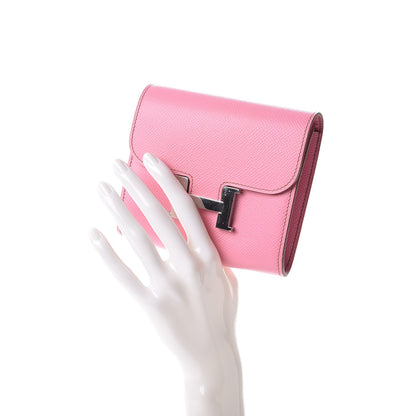 Hermes Epsom Constance Short Wallet 5P Pink 2 of 10