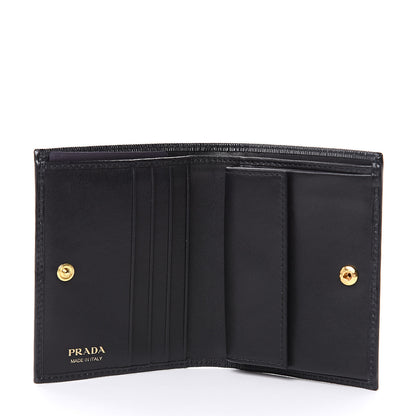 Prada Vitello Move Bi-Fold Wallet Black 5 of 8