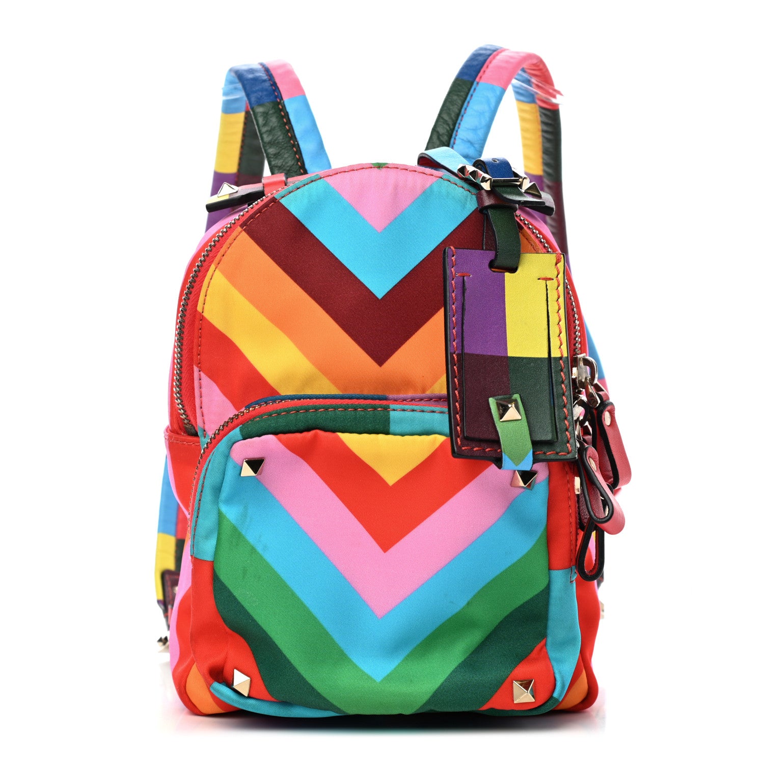 Valentino Garavani Nylon 1973 Mini Rockstud Backpack Multicolor 1 of 6