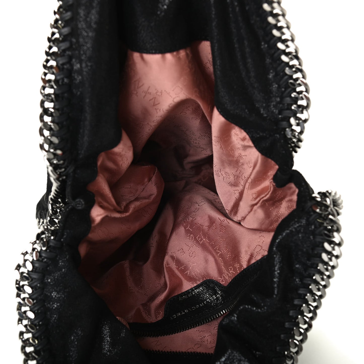 Shaggy Deer Falabella Fold Over Tote Black