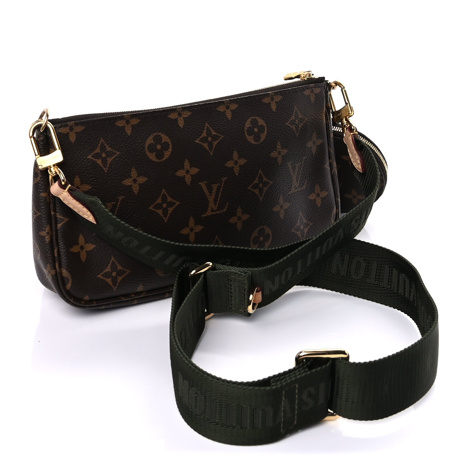 Louis Vuitton Monogram Multi Pochette Accessories Kaki 3 of 10