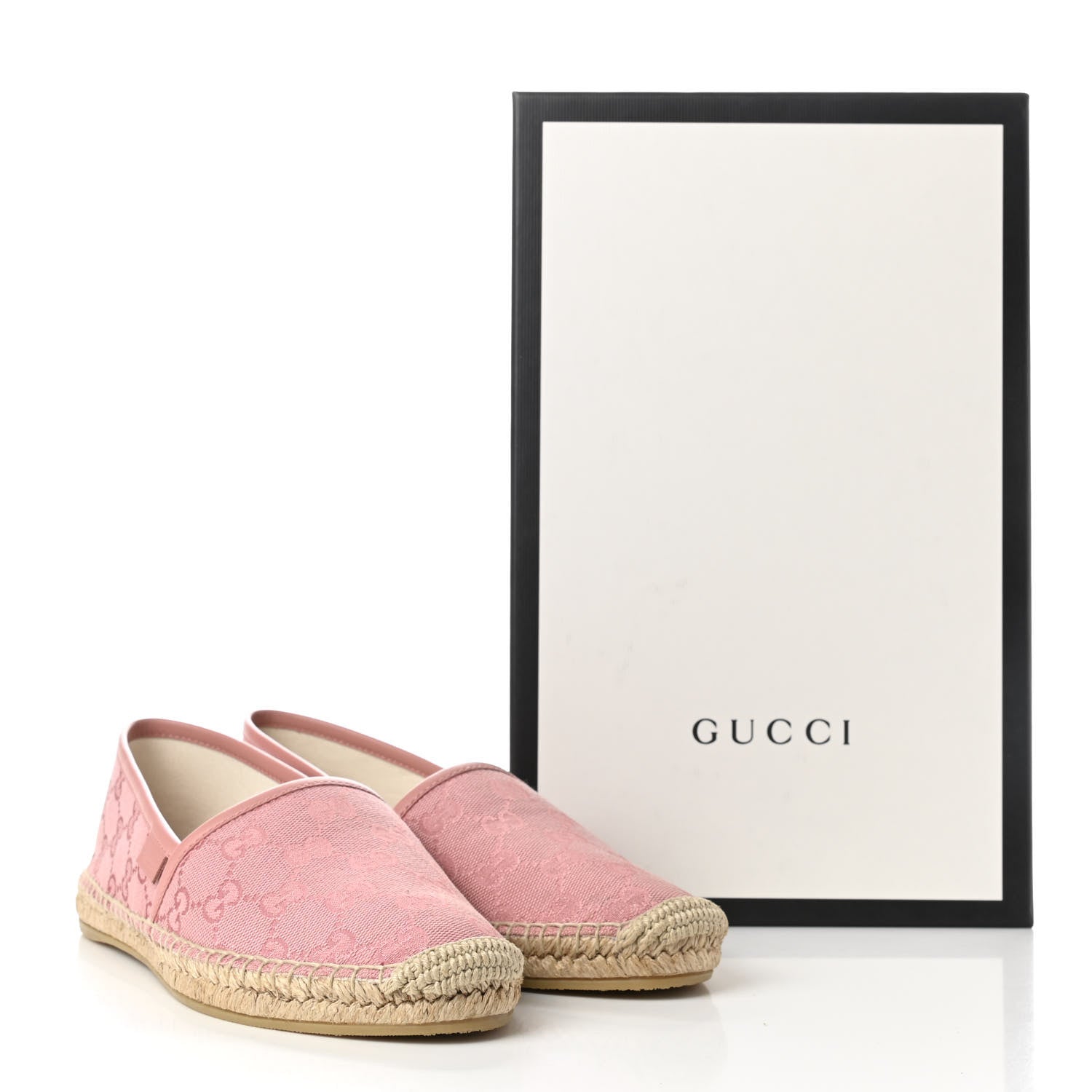 Gucci Monogram Espadrilles 37 Soft Pink 9 of 9