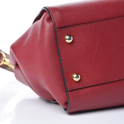 Burberry Soft Grain Medium Buckle Tote Parade Red 10 of 17