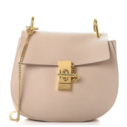 Chloe Grained Lambskin Drew Shoulder Bag Abstract White 1 of 11