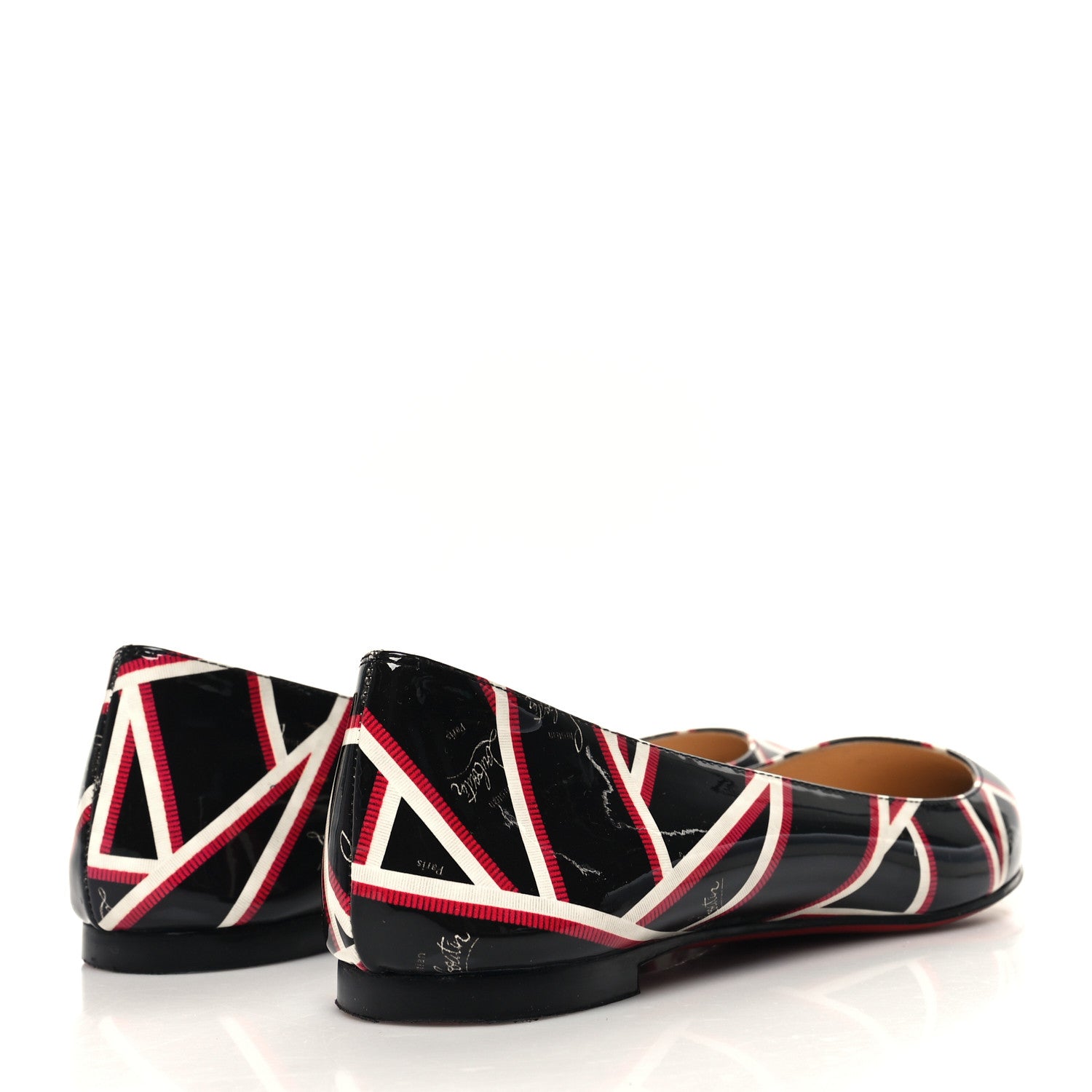 Christian Louboutin Patent Ribbon Ballalla Flats 37 Multicolor 4 of 7