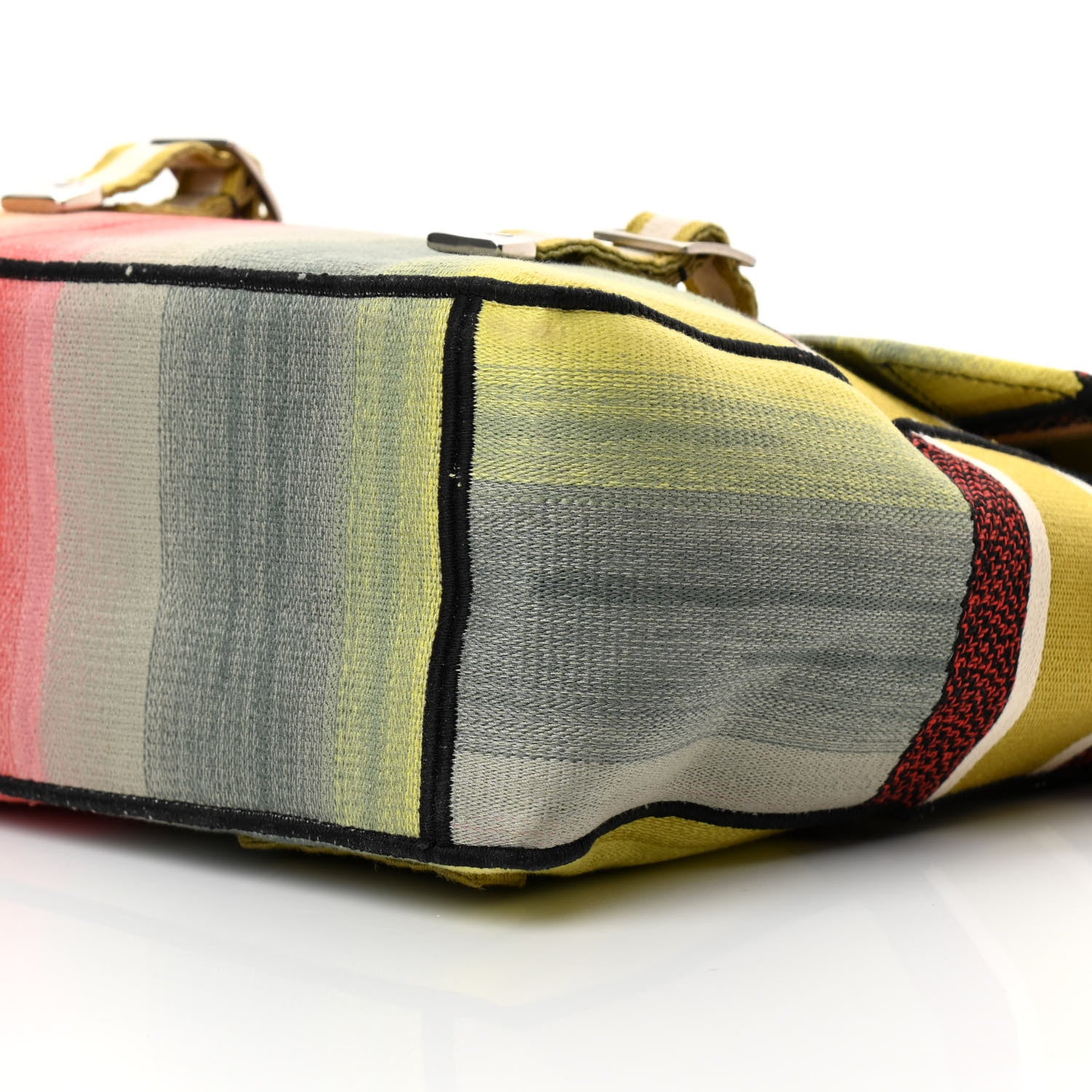 Christian Dior Canvas Embroidered Dioraura Messenger Multicolor 10 of 14