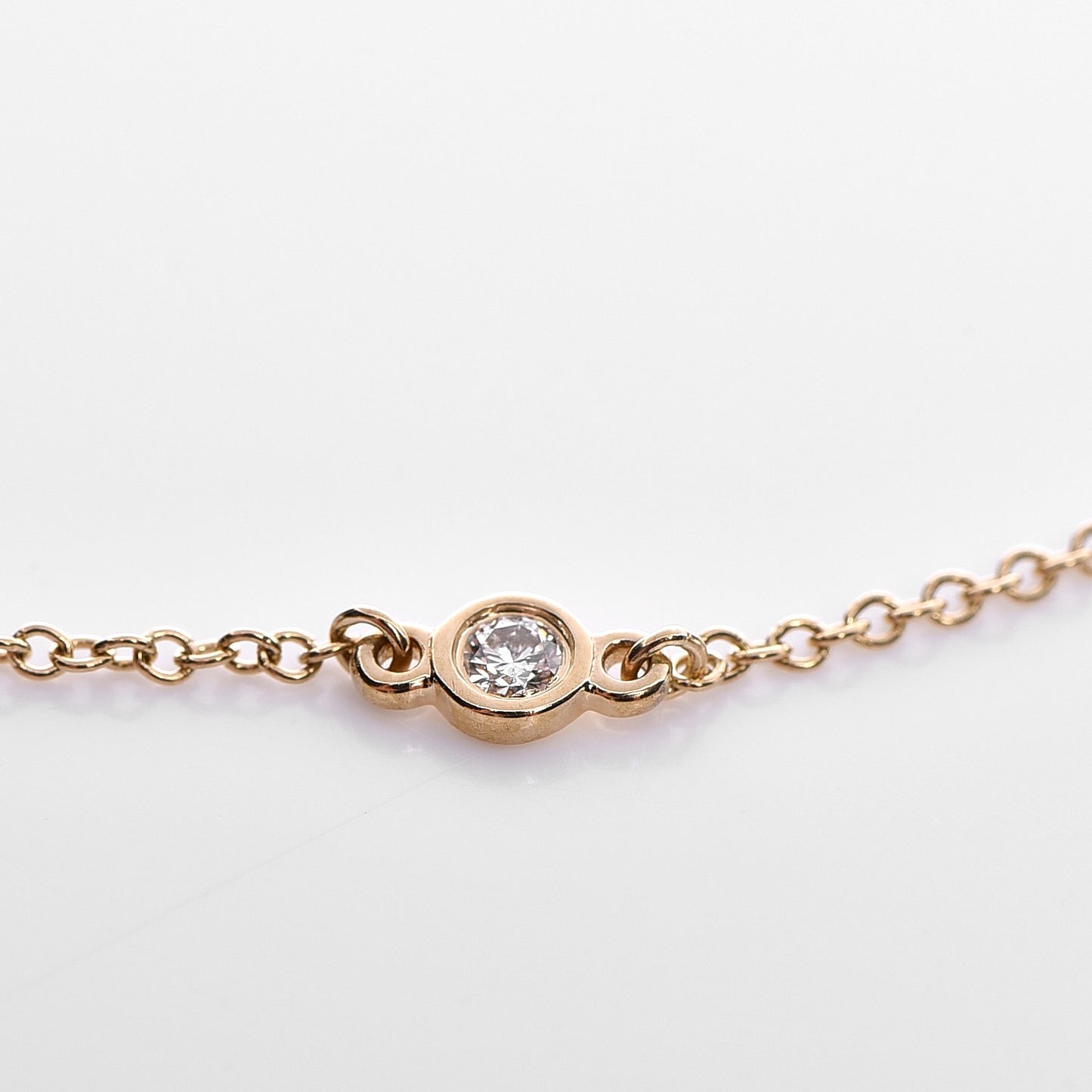 18K Yellow Gold Diamond .03ct Elsa Peretti Diamonds by the Yard Bracelet