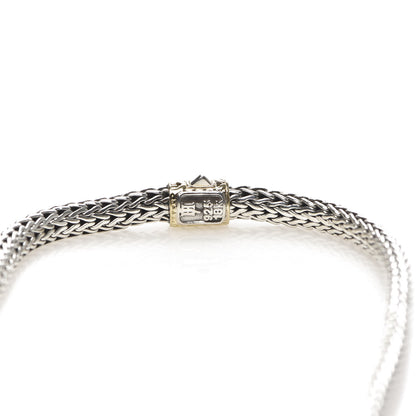 John Hardy Sterling Silver 18K Yellow Gold 6.5mm Classic Chain Necklace 5 of 5