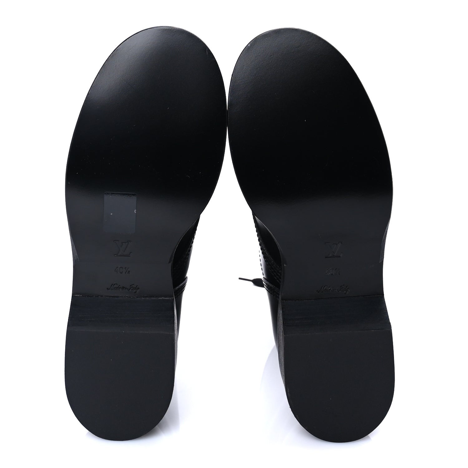 Louis Vuitton Calfskin Monogram Metropolis Flat Ranger Boots 40.5 Black 6 of 7