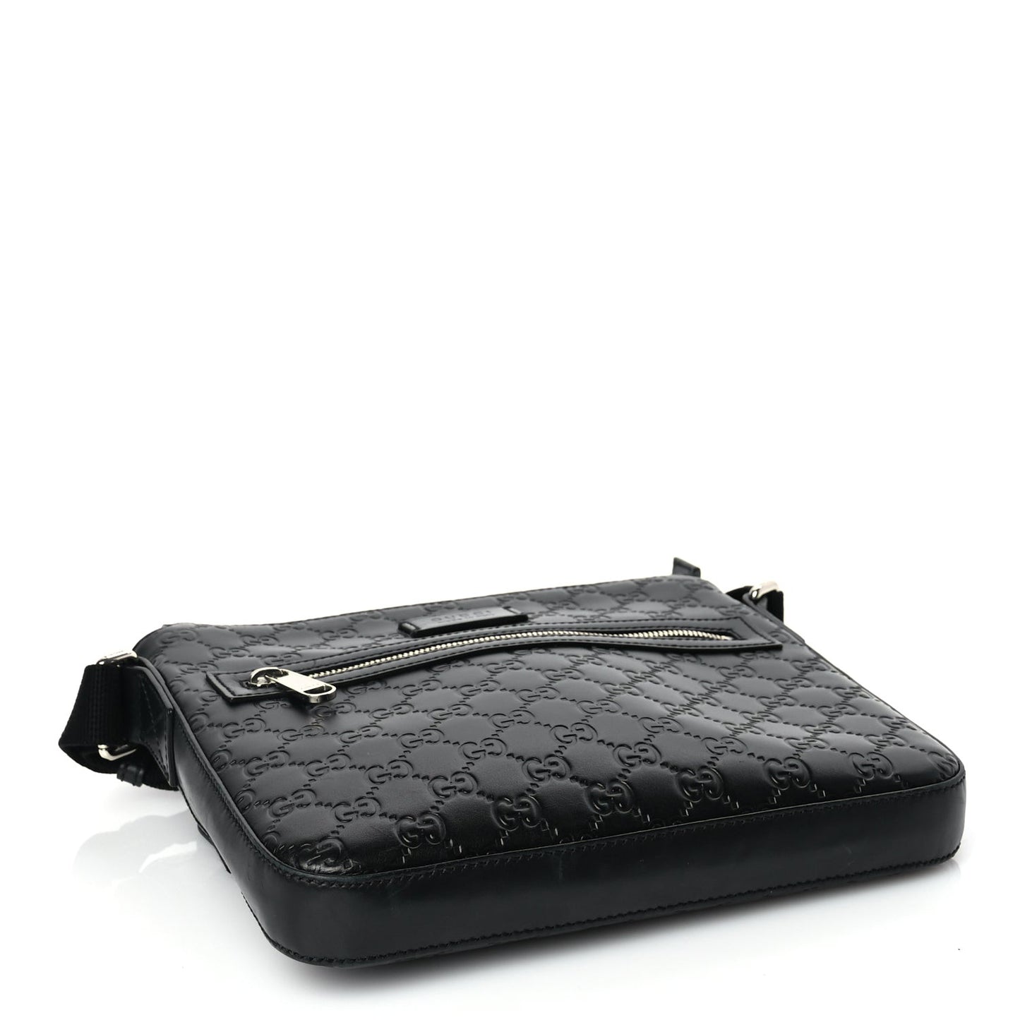 ssima Signature Small Messenger Bag Black