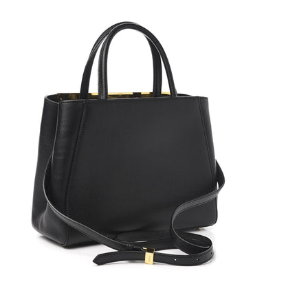 Fendi Vitello Elite Petite 2Jours Tote Black 4 of 10