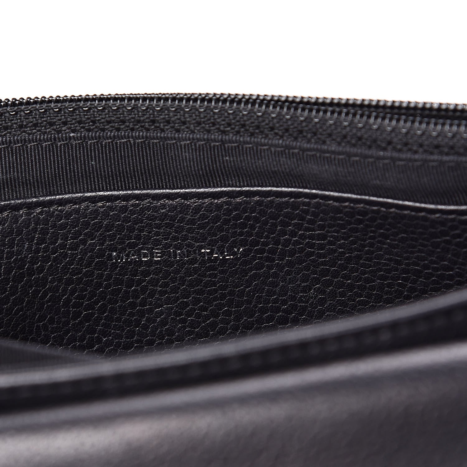 Chanel Caviar Half Moon Wallet On Chain WOC Black 7 of 11