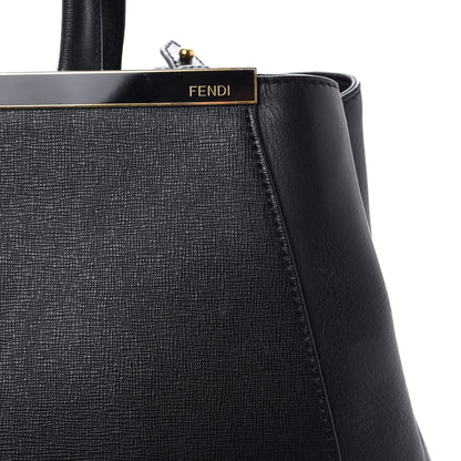 Fendi Vitello Elite Regular 2Jours Tote Black 11 of 15