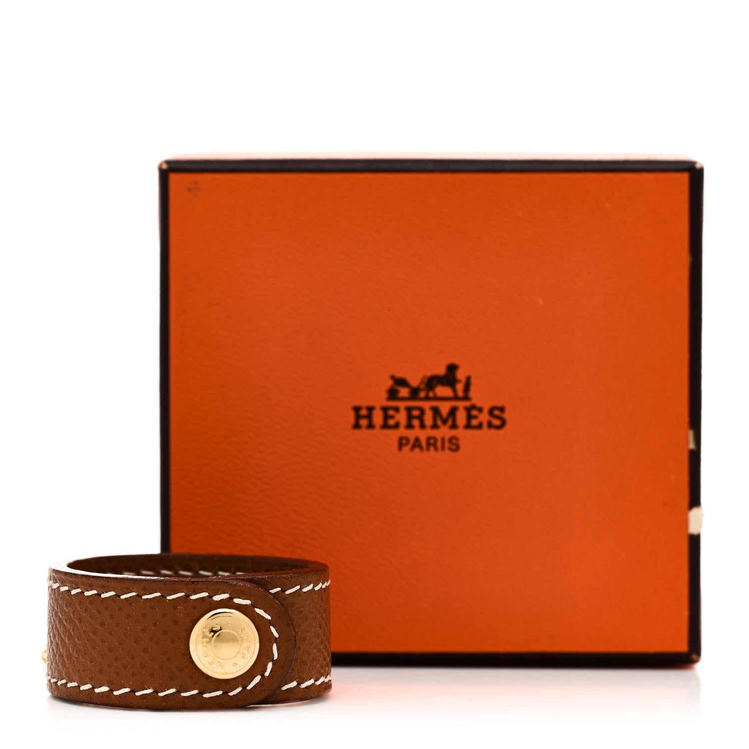 Hermes Epsom Kelly Glove Clip Gold 5 of 5