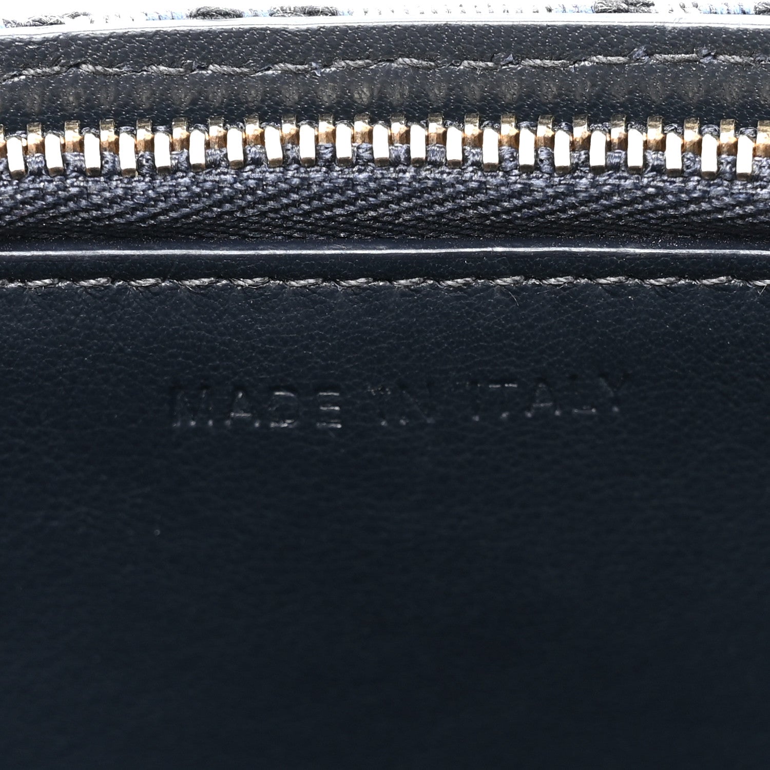 Christian Dior Oblique Saddle Belt Bag Blue 8 of 14