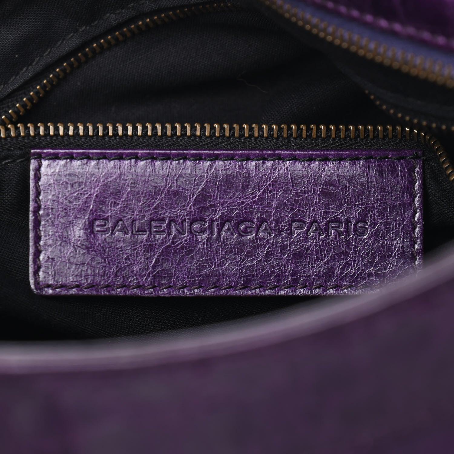 Balenciaga Agneau Classic Hardware Step Violet 6 of 11