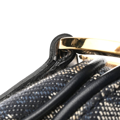 Christian Dior Monogram Saddle Bag Blue 14 of 17