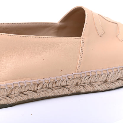 Chanel Lambskin CC Espadrilles 39 Beige Black 13 of 18