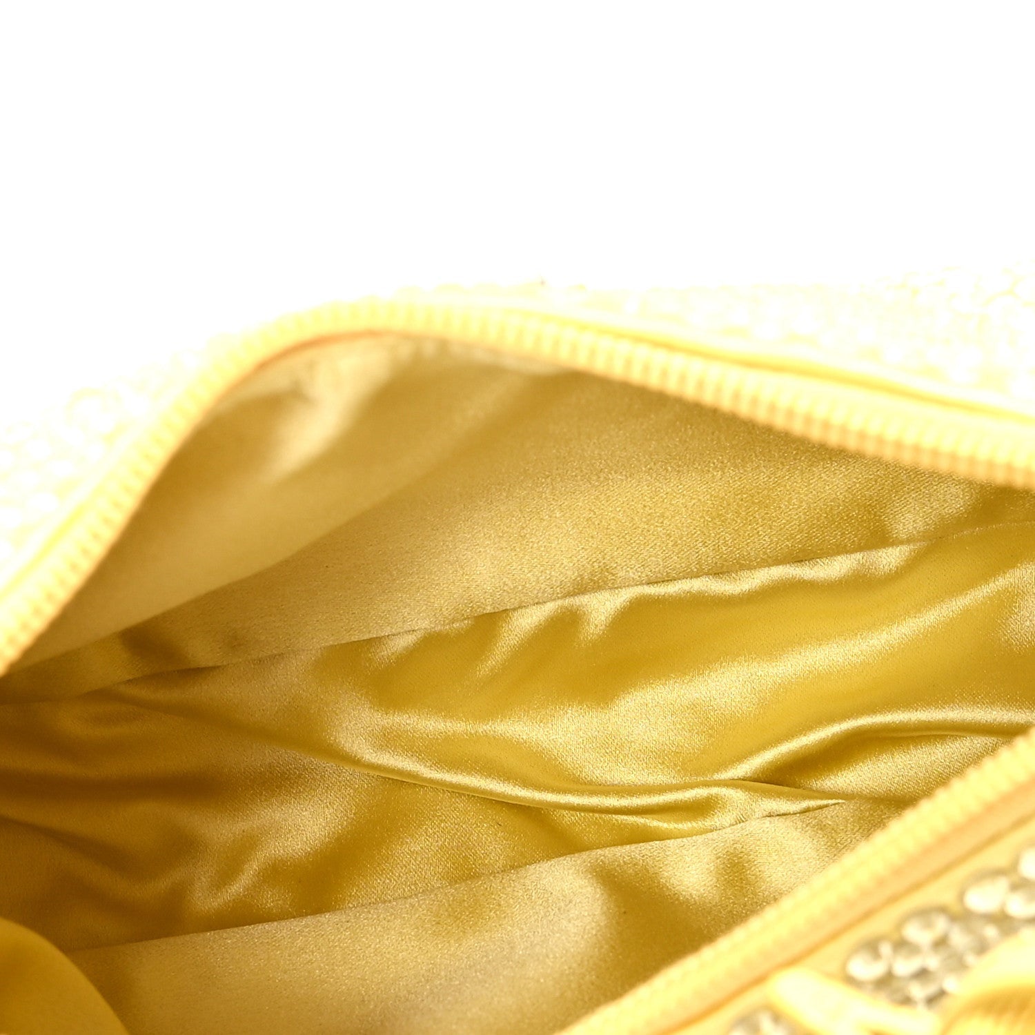 Prada Satin Crystal Mini Re-Edition 2000 Bag Ananas 5 of 7