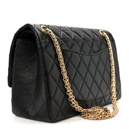Chanel Aged Calfskin Quilted 2.55 Reissue 226 Flap Black 3 of 10