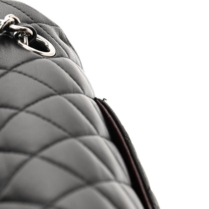 Chanel Lambskin Quilted Medium Double Flap Black 29 of 32