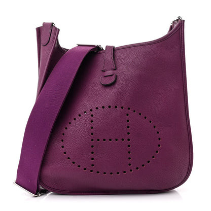 Hermes Taurillon Clemence Evelyne III PM Anemone 1 of 7