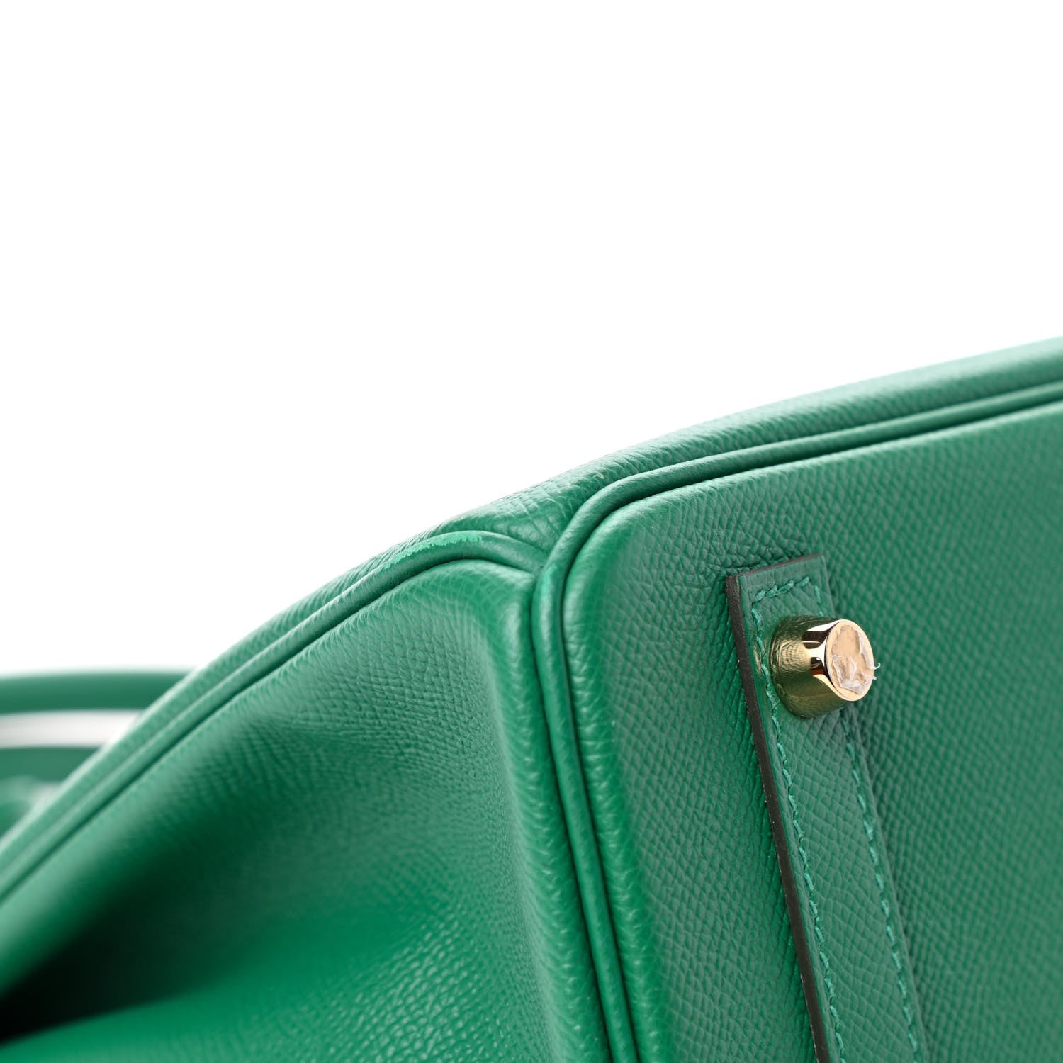 Hermes Epsom Birkin 30 Vert Vertigo 8 of 14