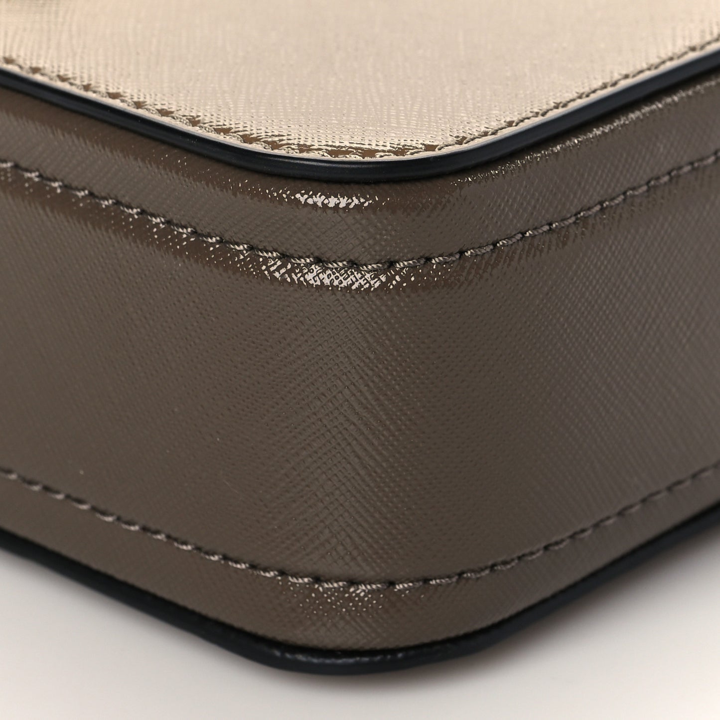 Saffiano Small Snapshot Camera Bag French Grey