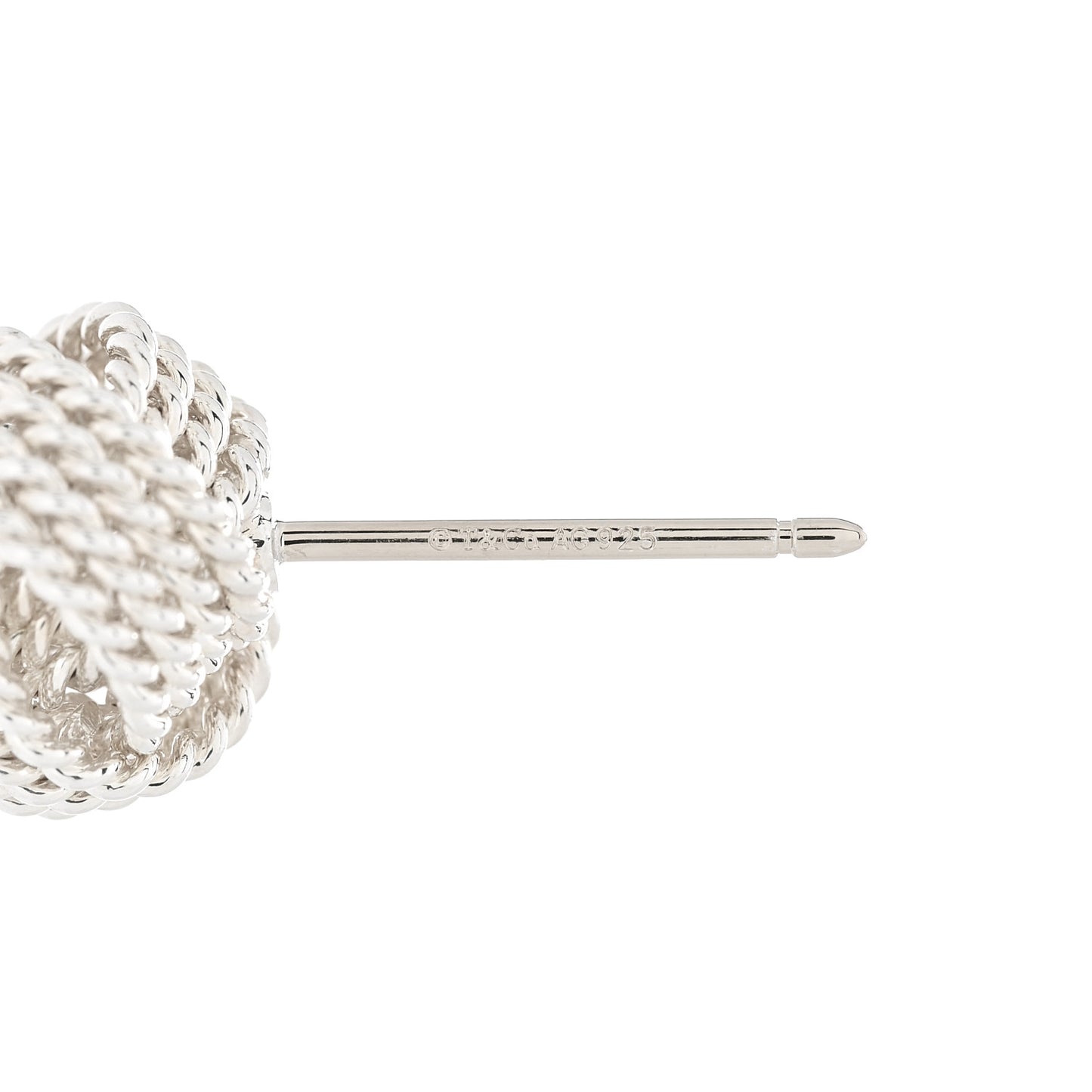 Sterling Silver Twist Knot Earrings