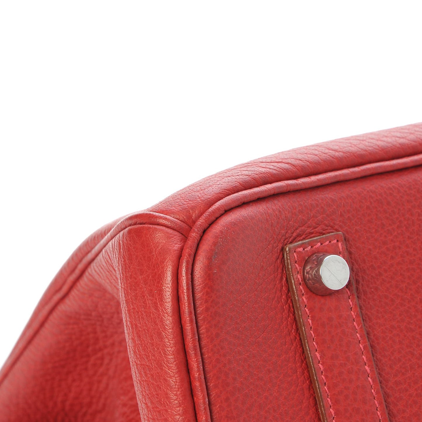 Buffle Skipper Birkin 35 Rouge Vif