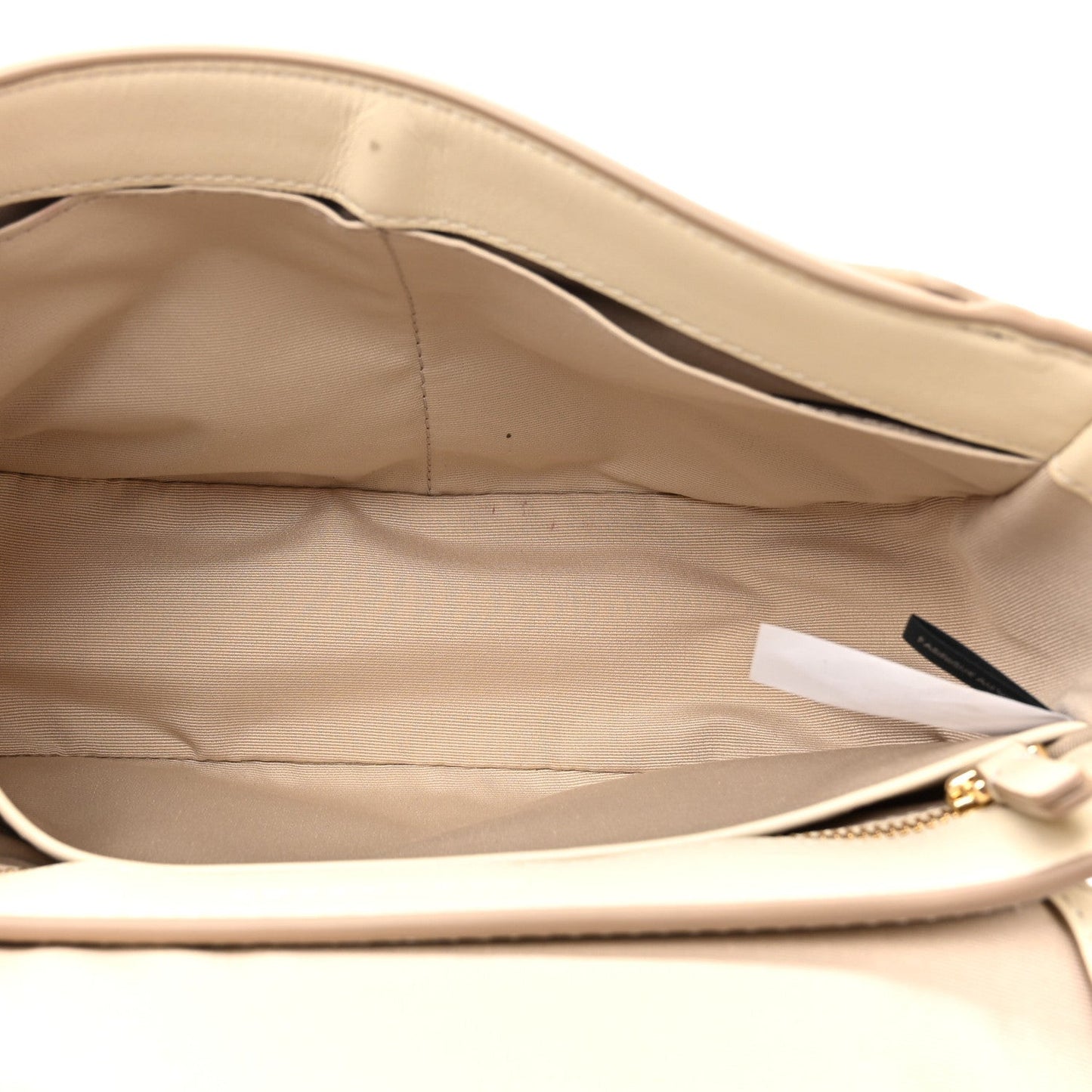 Calfskin Large The Covered J Marc Saddle Cloud White