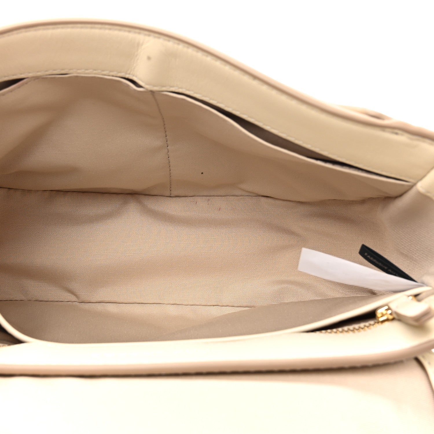 Marc Jacobs Calfskin Large The Covered J Marc Saddle Cloud White 5 of 7