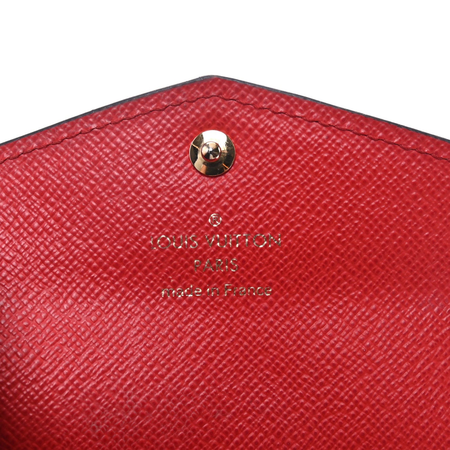 Monogram Sarah Multicartes Coquelicot