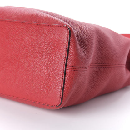Gucci Pebbled Calfskin Large Soho Hobo Tabasco Red 7 of 10